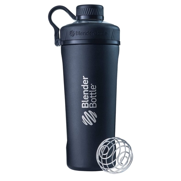 Blender Bottle Radian Stainless Steel Bottle with Wire Whisk, 26 Oz, Matte Black - Picture 2 of 15